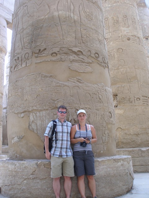 Karnak_sloup s hieroglify